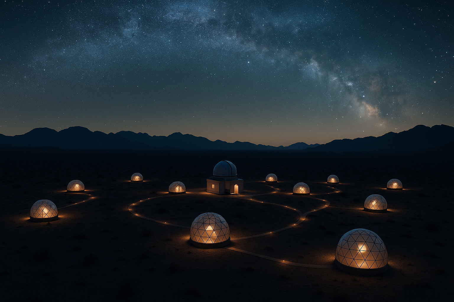 Future Quantum Space Resorts locations - 8 luxury stargazing resorts across Southwest USA